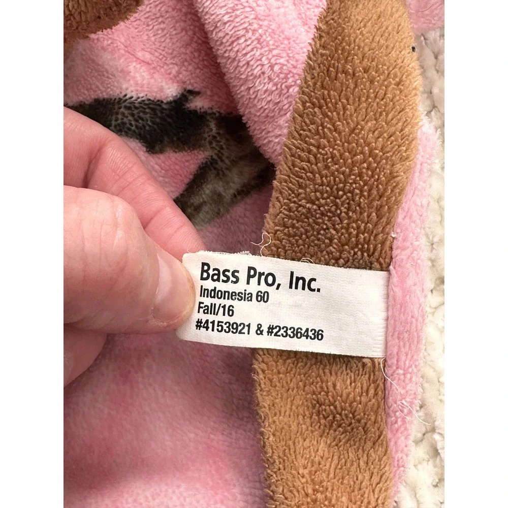 Bass Pro Shops Pink Camo Deer Baby Security Blanket Lovey Wildlife Artists 13x13